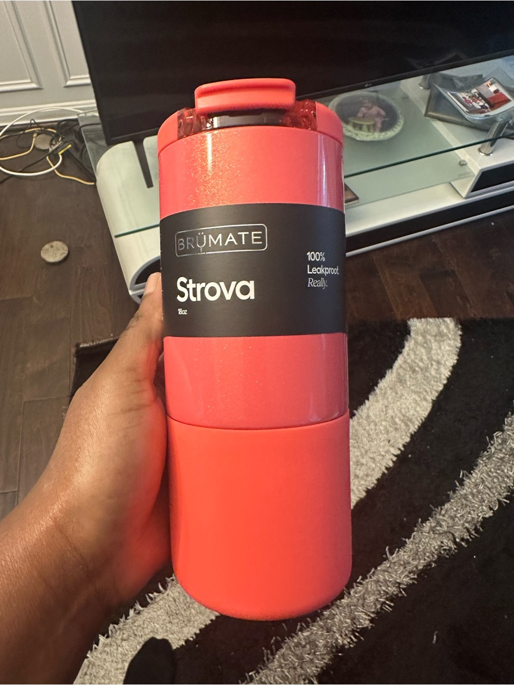 Brumate Coral Shimmer Strova 18oz